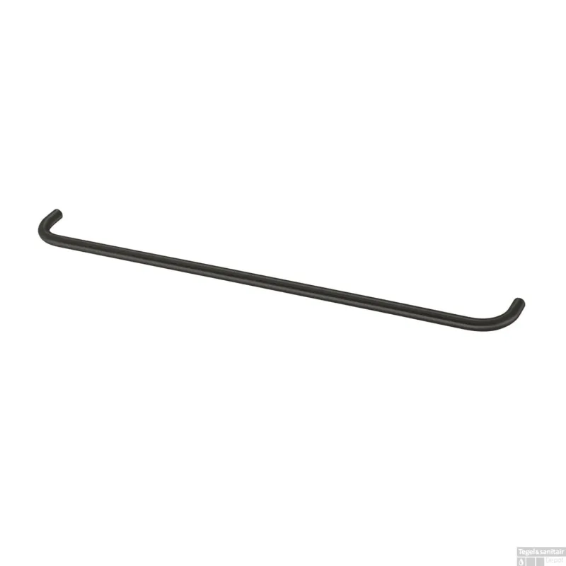 Goedkoop Handdoekrek Qisani Flow 60 cm Geborsteld Mat Zwart