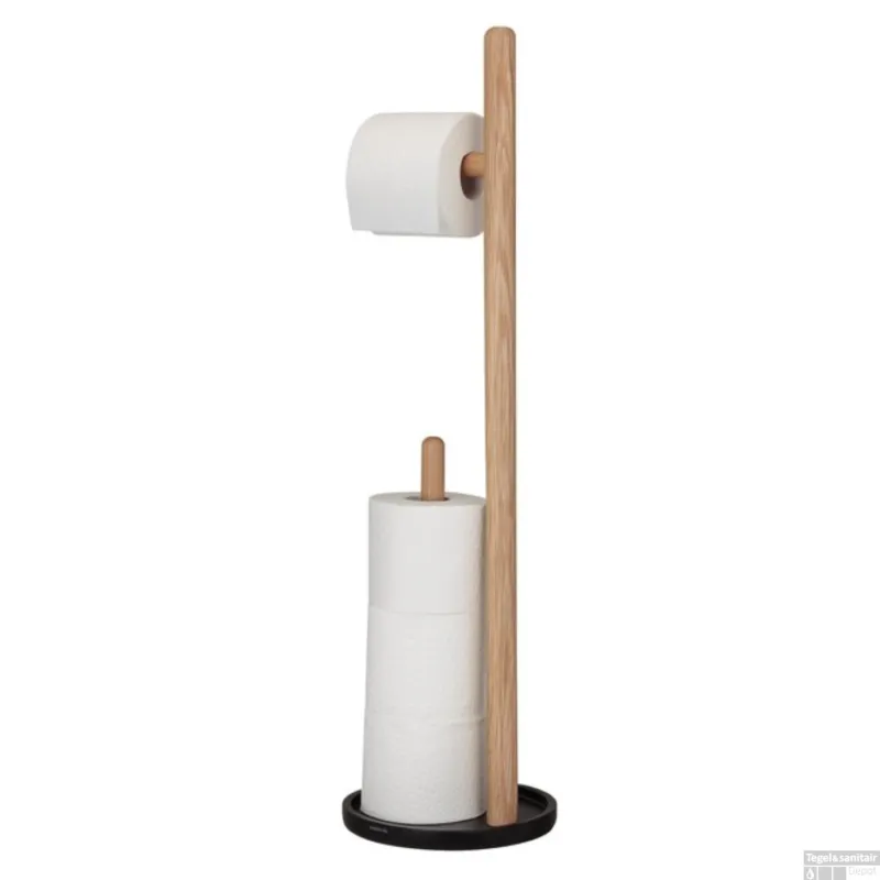 Lage Kosten Toiletrolhouder / Reserverolhouder vrijstaand Sealskin Earth Eiken