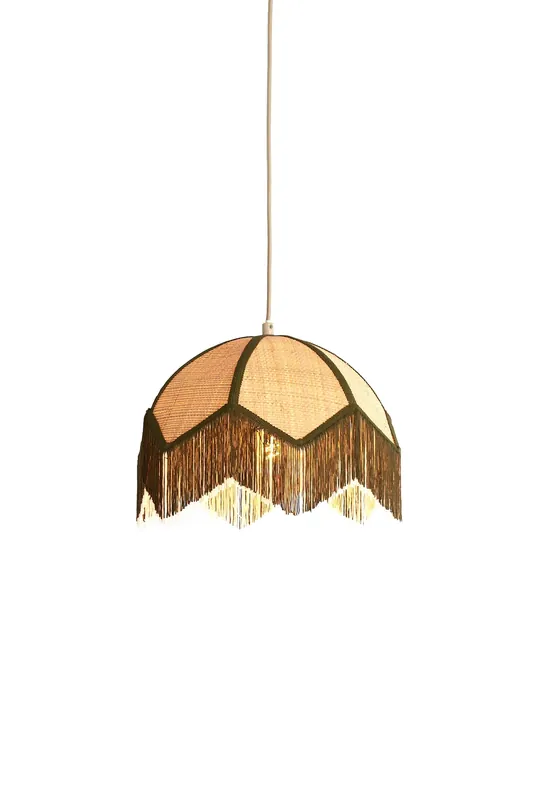 Laatste Versie Light & Living Hanglamp Sulina Raffia Naturel/Groen
