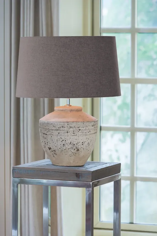Light & Living Lampvoet Toba Large Antiek Grijs Hoge Kwaliteit