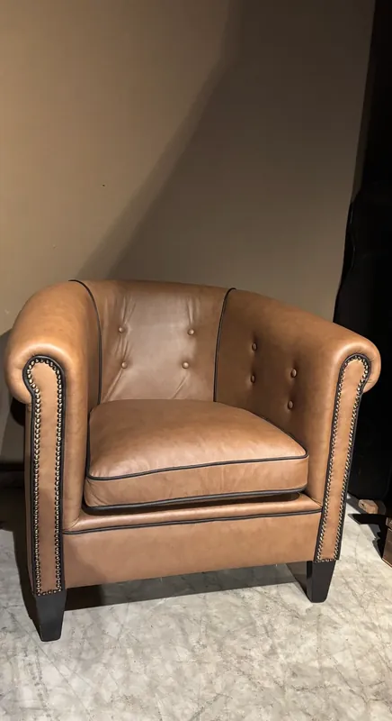 Bestseller Leren Clubfauteuil Stijlvol