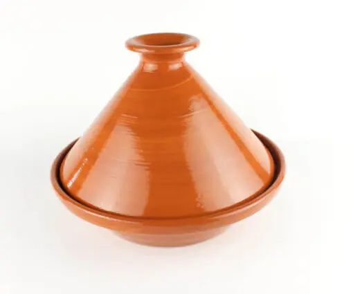 Exclusieve Aanbieding Tajine 25 cm Terracotta – Traditionele Keramische Noord-Afrikaanse Kookpot