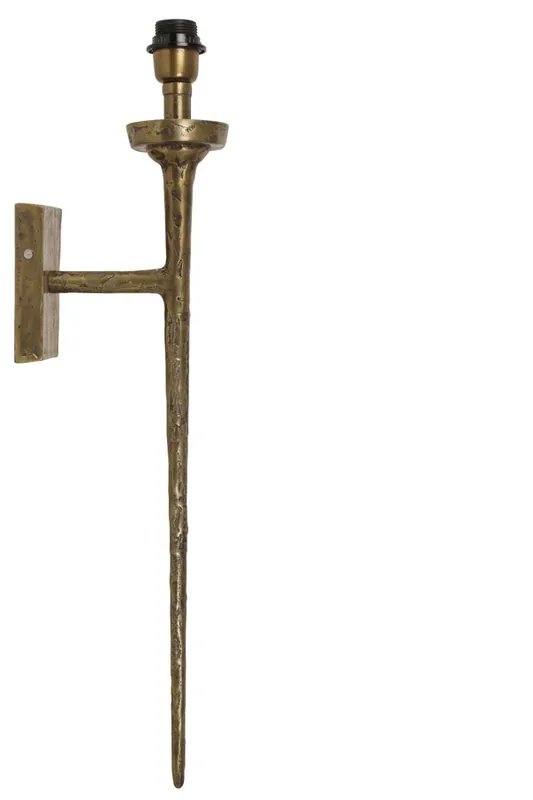 Aanbieding Light & Living Wandlamp Torch Ruw Antiek Brons 75cm