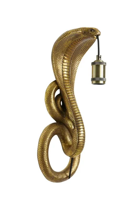 Seizoensaanbieding Light & Living Wandlamp Snake Antiek Brons 52cm