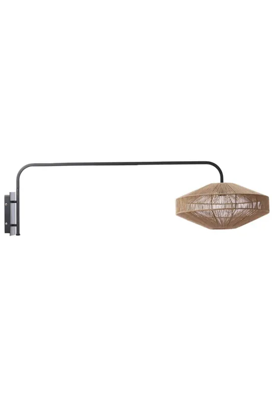 Light & Living Wandlamp Lyra Naturel Ø43x115cm Lage Kosten