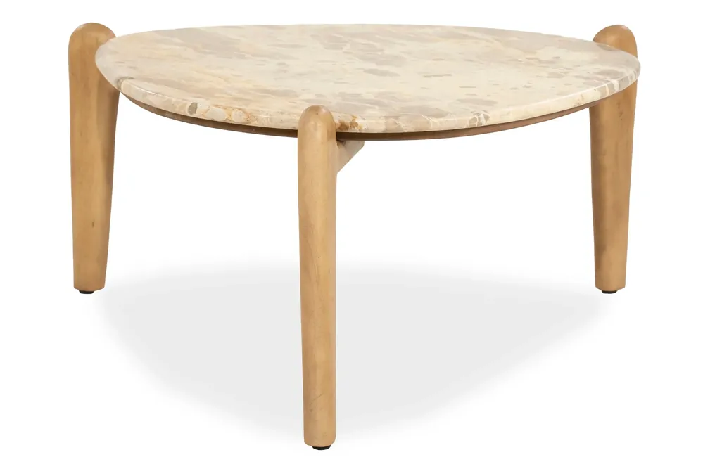 Merkproduct By-Boo Marnish – Salontafel Marmer & Mangohout
