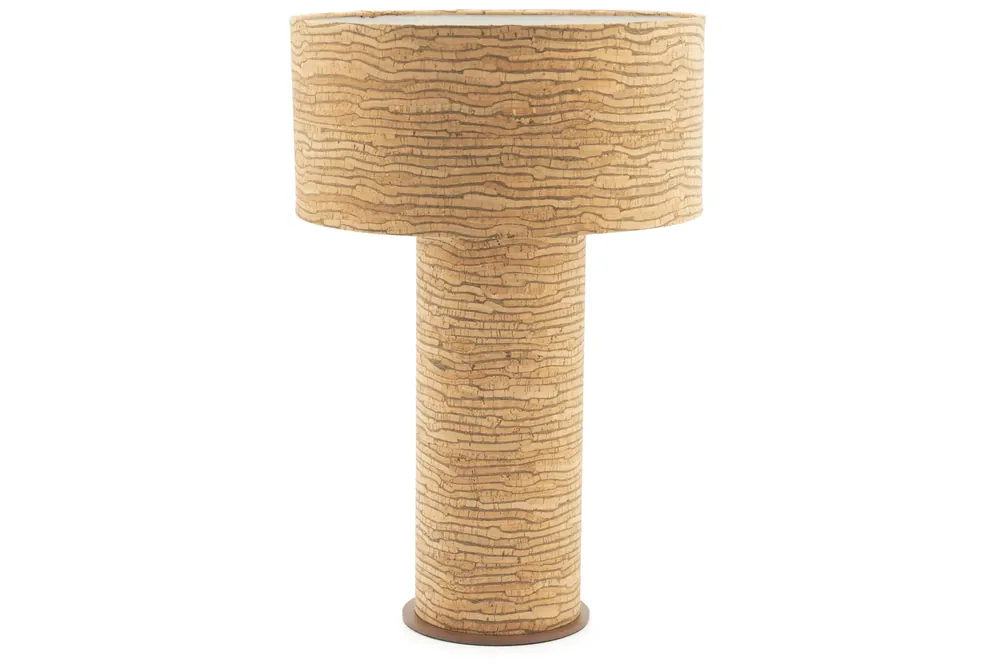 Express Levering By-Boo Kura Tafellamp – Kurk & Metaal (57 cm)