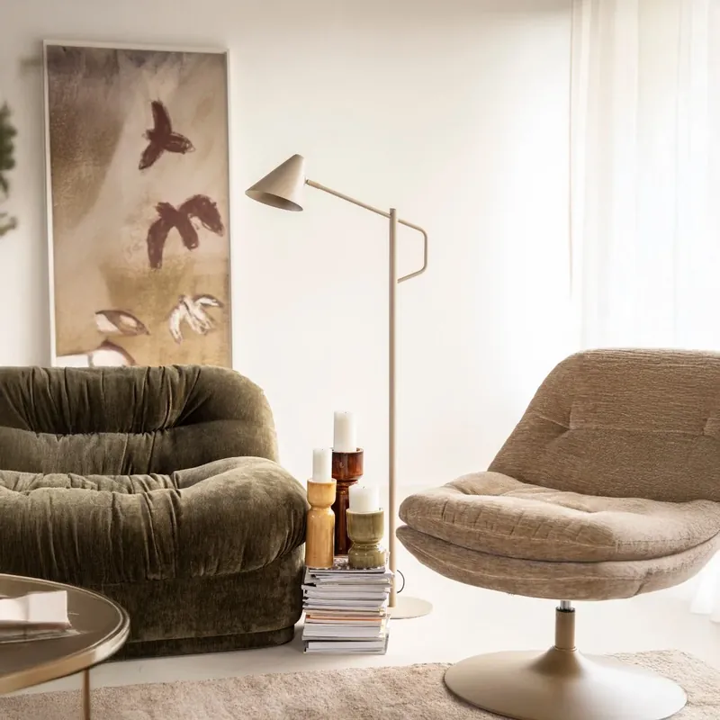By-Boo Capa – Vloerlamp Beige (58 x 25 x 138 cm) Koop Online