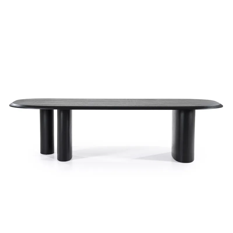 Eettafel Walter – eikenfineer zwart 300x120cm Goedkoop
