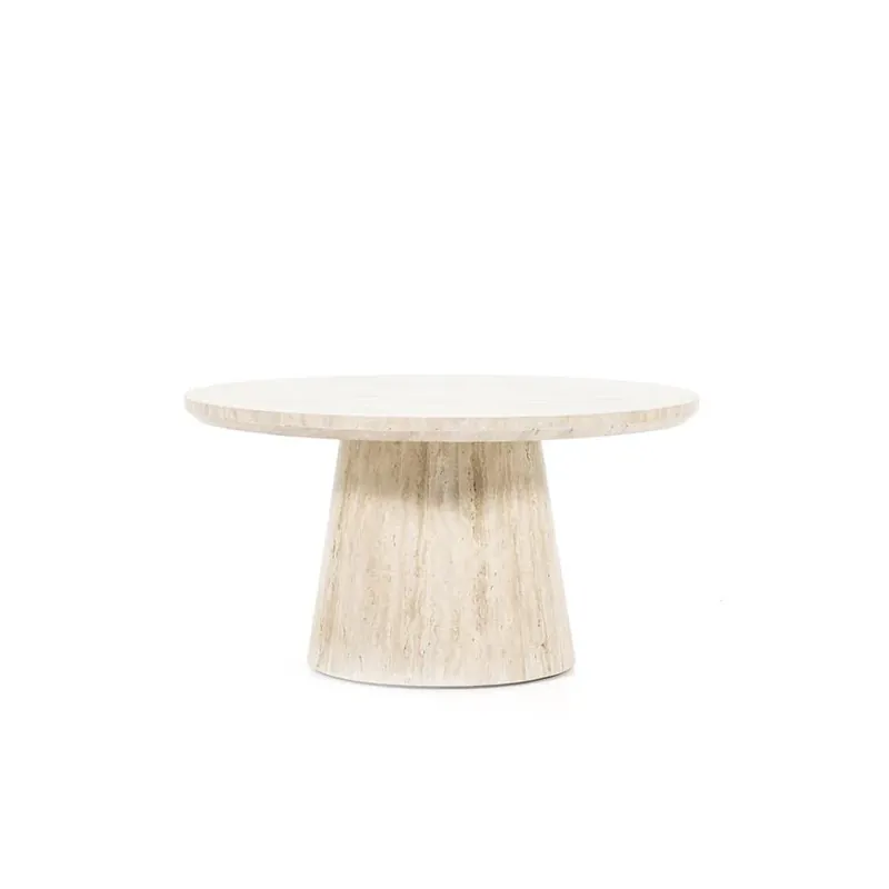 Goedkoop Salontafel Aime – travertin beige 70x38cm