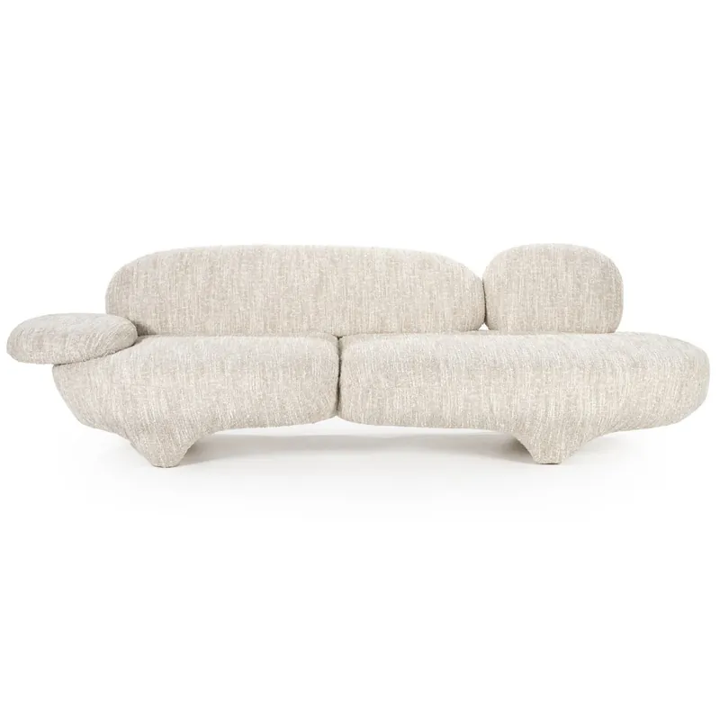 Bank Jayden – stof beige barkley Speciale Aanbieding
