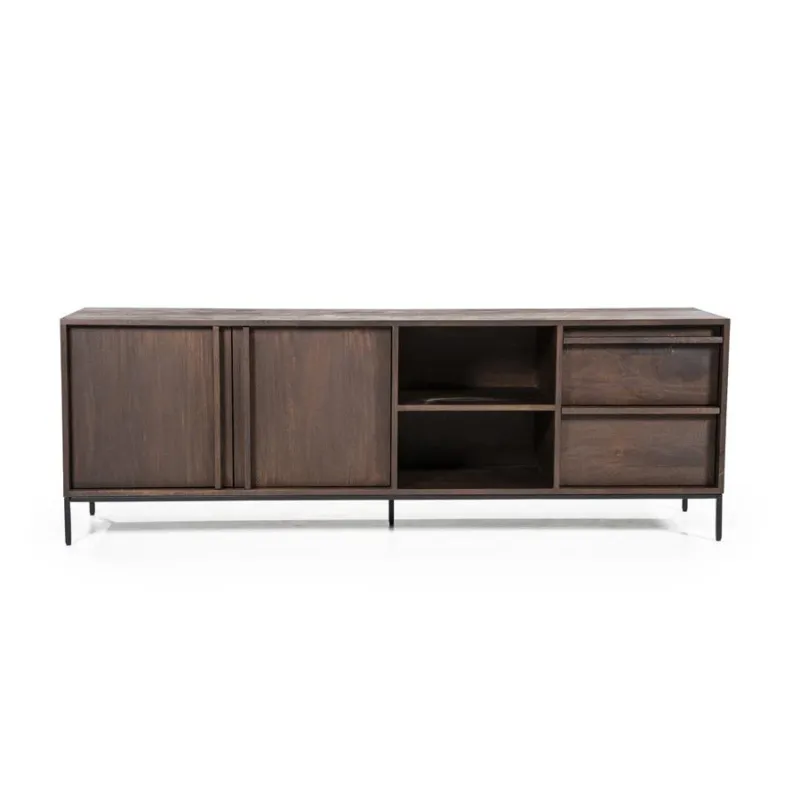 Shop Nu Eleonora Jimmy – TV Meubel 2 Deuren 2 Laden Bruin