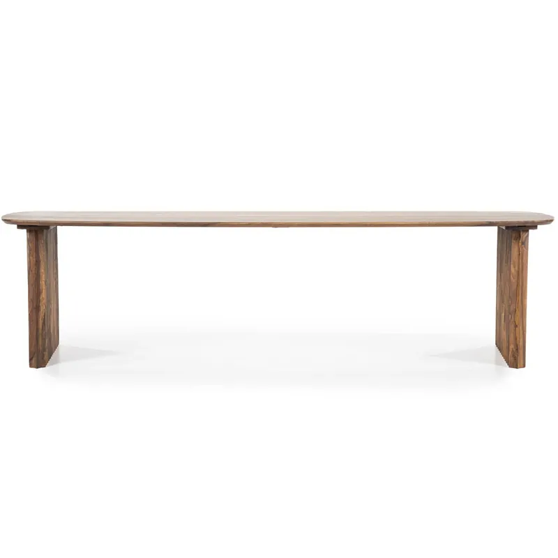 Eleonora Alexander – Eettafel Sheesham Hout Naturel 280x100cm Laatste Kans