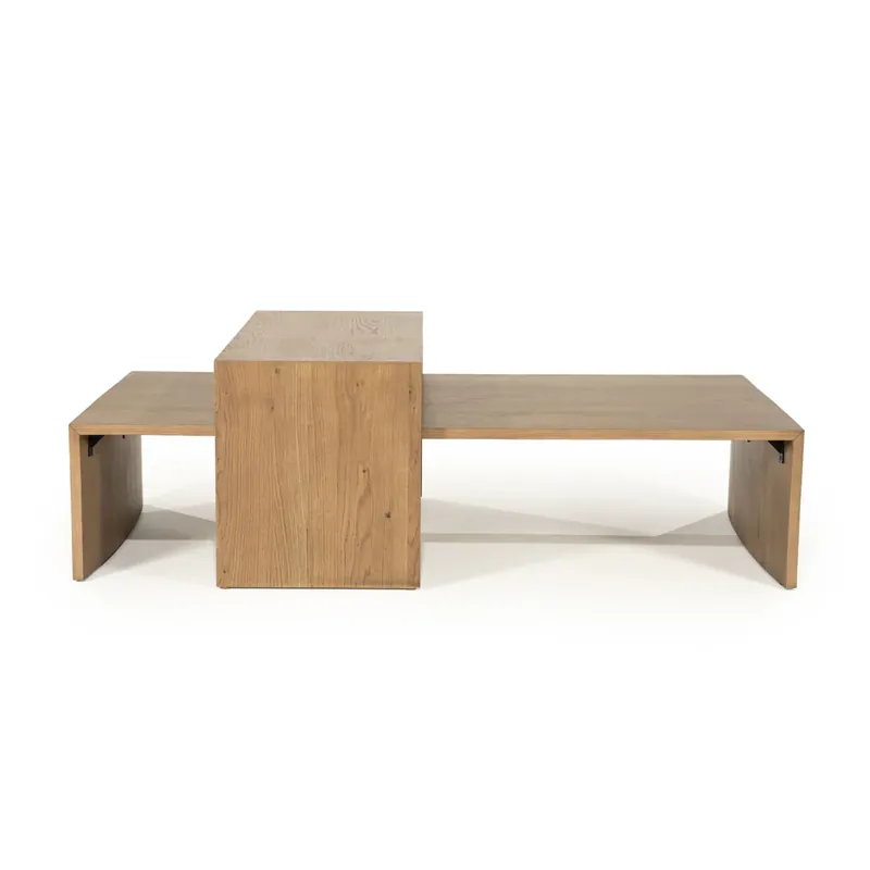 Op = Op Salontafel set Flo – eikenhout fineer lichtbruin