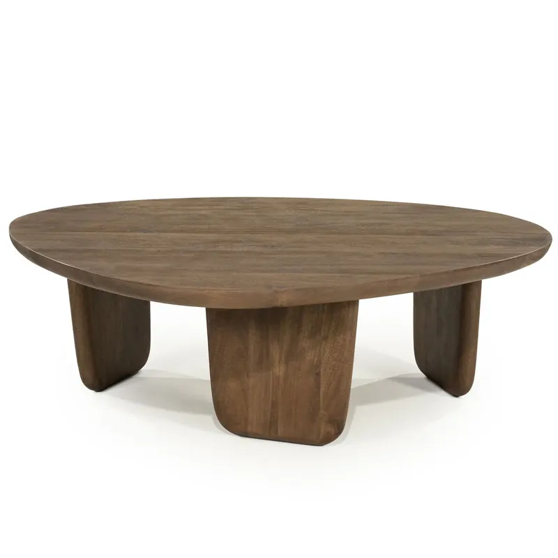 Voordeelprijs Salontafel Maud – mangohout lichtbruin large