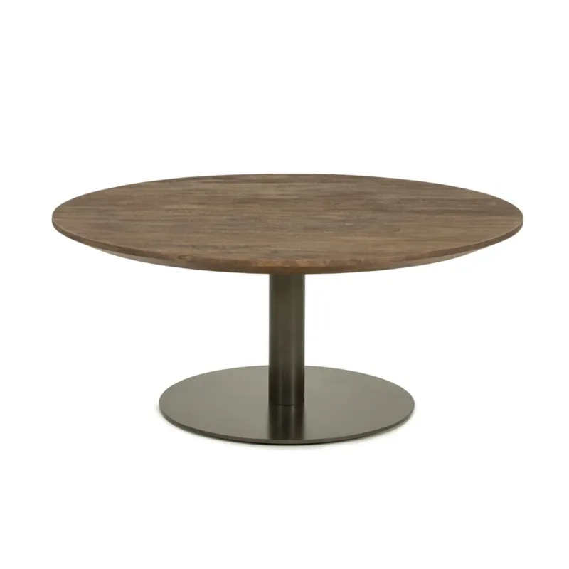 Salontafel Esila – mangohout & ijzer bruin large Premium