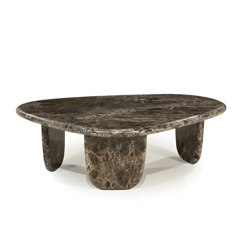 Salontafel Devin – emperador marmer bruin large Tijdelijk Beschikbaar