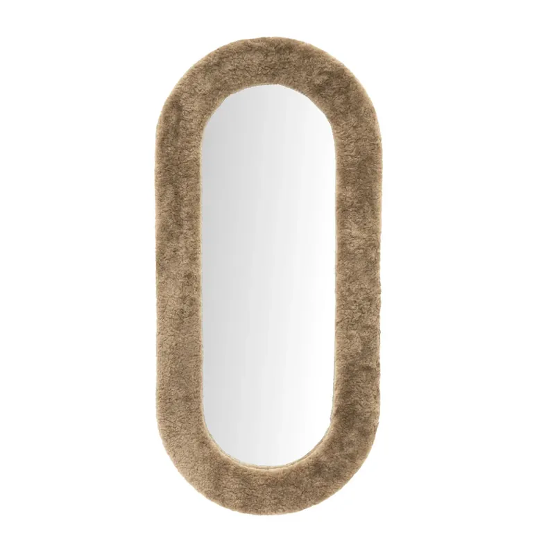 Teddy Spiegel Large – Bruin/Beige Wanddecoratie Koopje