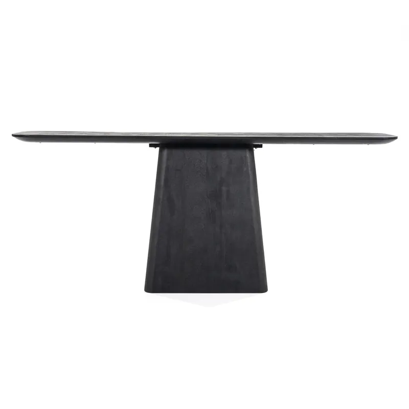 Sidetable Aron – mangohout zwart 180x40cm Alleen Vandaag