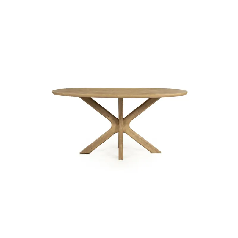 Nu Kopen Eettafel Tycho – mangohout naturel 160×110cm