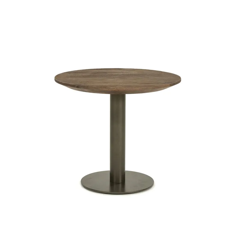Salontafel Esila – mangohout & ijzer bruin small Superprijs