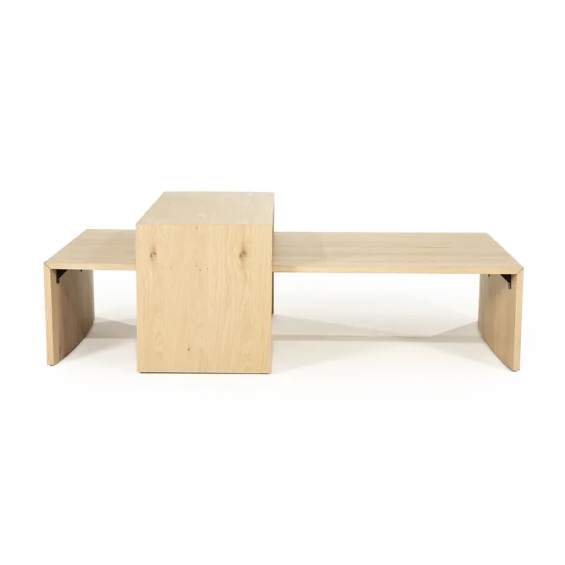 Salontafel set Flo – eikenhout fineer naturel Superprijs