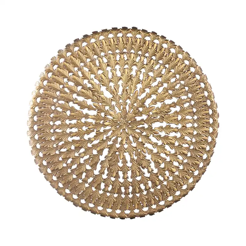 Xavery Bronze Round Iron Wall Panel Carved Look L Koop Online