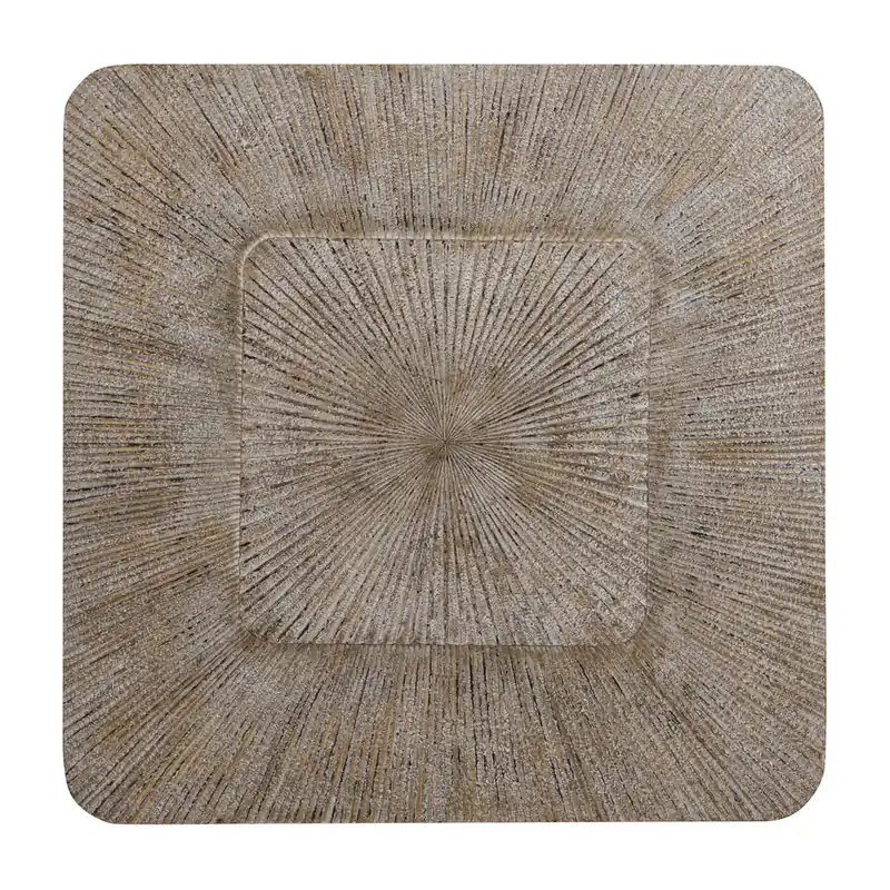 Gereduceerde Prijs Dishita Cream Square Mdf Wall Panel Ribbed Large