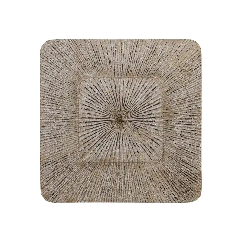 Dishita Cream Square Mdf Wall Panel Ribbed Small Flitsaanbieding