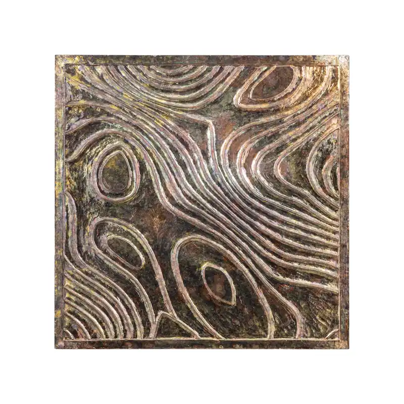 Meest Verkocht Vierkant wandpaneel Connolly S oil green MDF hout