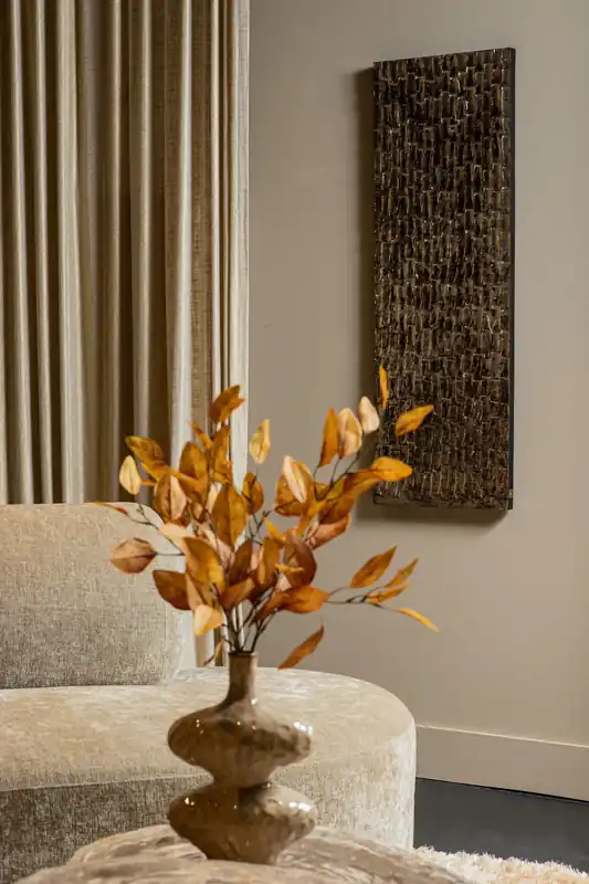Betaalbaar Wandpaneel Chadwick S bronze MDF drop