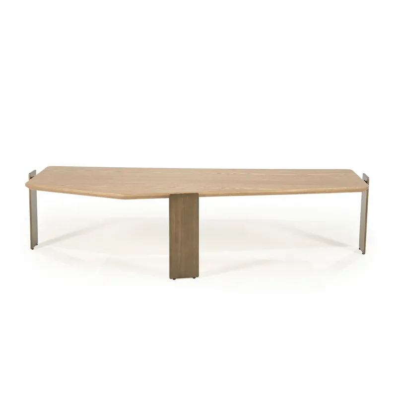 Op = Op Salontafel Robert – essenhout & ijzer bruin