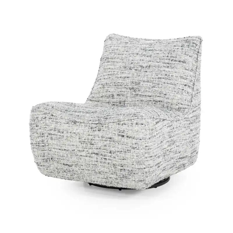 Alleen Vandaag Fauteuil Loys – stof, hout & metaal grijs barkley