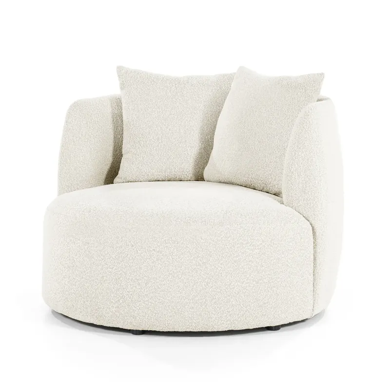 Fauteuil Louis – stof beige spark Alleen Vandaag