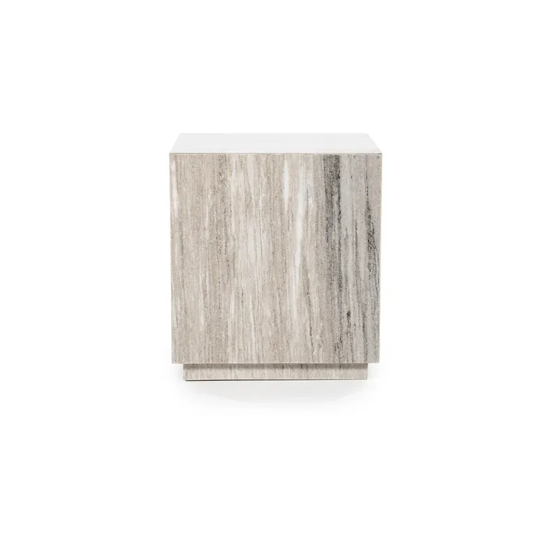 Bijzettafel Vince – Marmer & MDF zand Express Levering