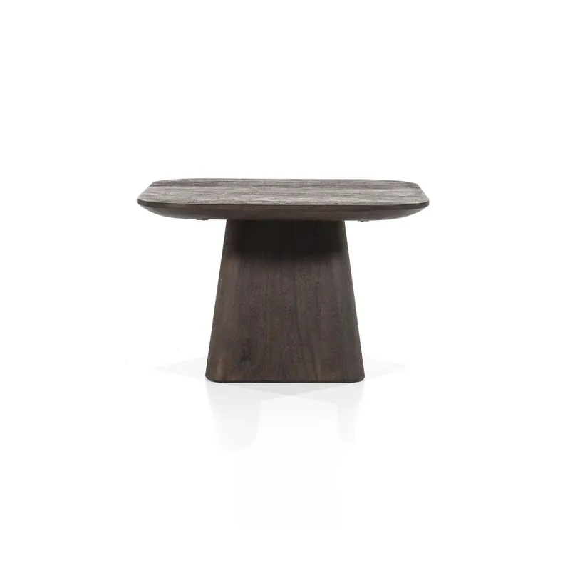 Bijzettafel Aron – mangohout bruin 60x60cm Laatste Kans