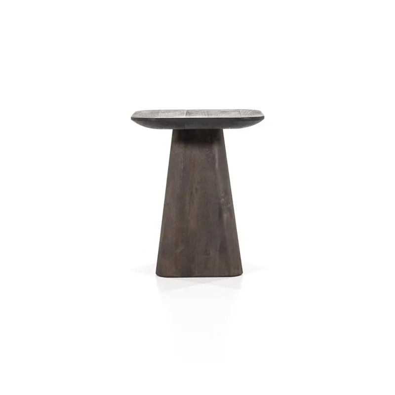 Flitsaanbieding Bijzettafel Aron – mangohout bruin 40x40cm