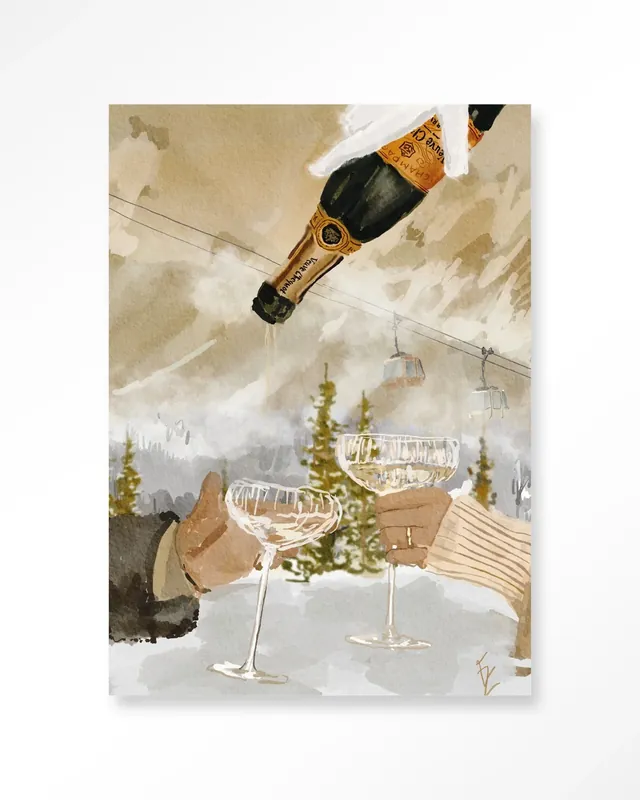 Uitverkoop Winter Champagne - Moderne Wanddecoratie | Artprint, Glass Art & Wandkleed