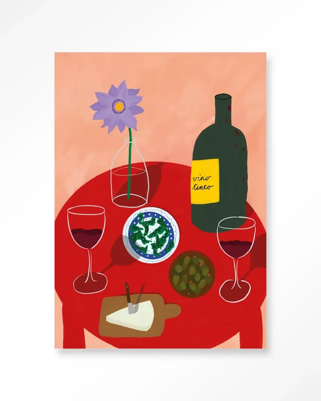 Laatste Versie Tinto Evening - Moderne Wanddecoratie | Artprint, Glass Art & Wandkleed