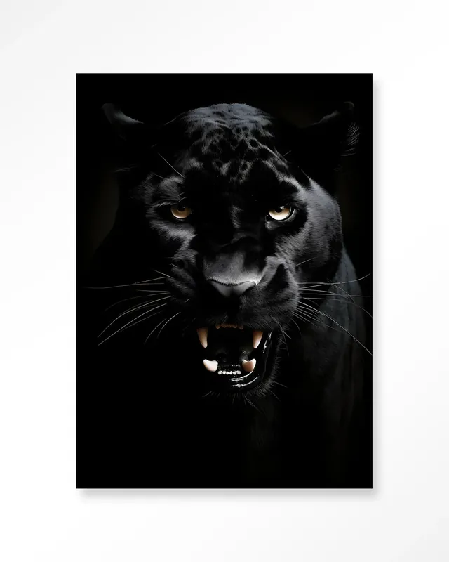 Rawr Panther - Moderne Wanddecoratie | Artprint, Glass Art & Wandkleed Populair