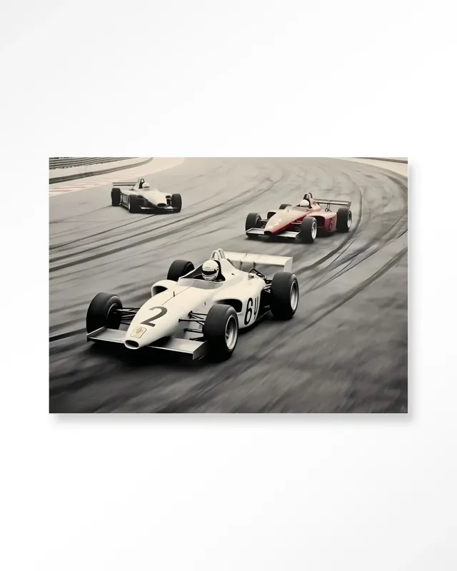 Fabrieksprijs Race Track - Moderne Wanddecoratie | Artprint, Glass Art & Wandkleed