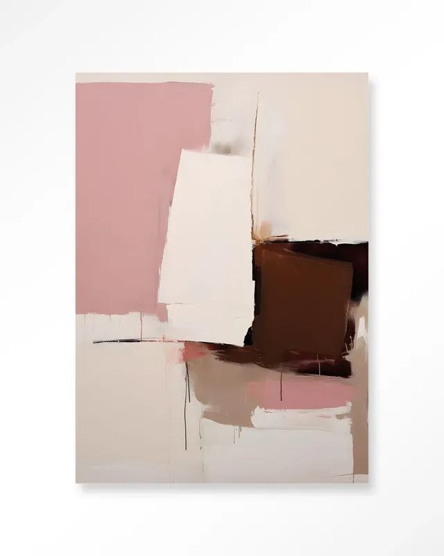Pink Fields - Moderne Wanddecoratie | Artprint, Glass Art & Wandkleed Veilige Betaling