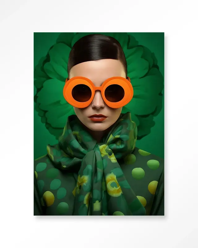 Bestseller Green Flower - Moderne Wanddecoratie | Artprint, Glass Art & Wandkleed