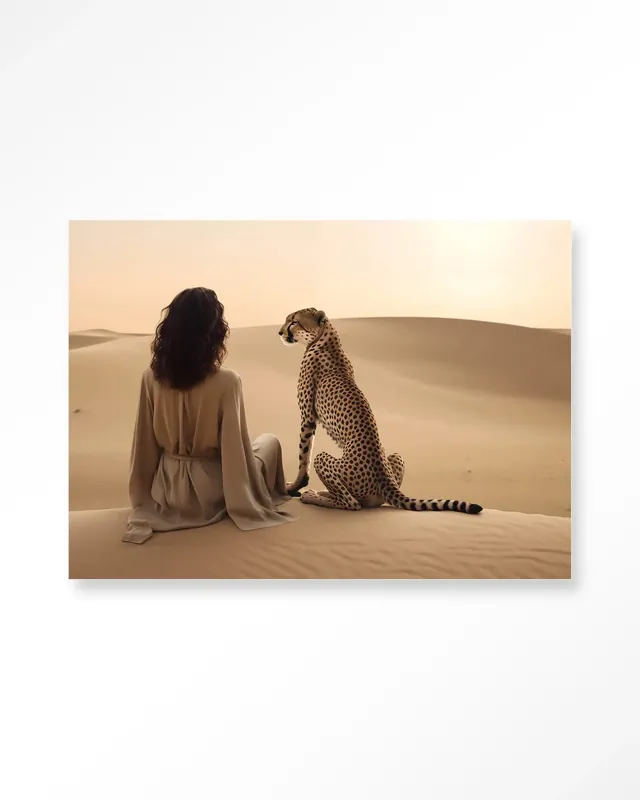 Veilige Betaling Desert Gazing - Moderne Wanddecoratie | Artprint, Glass Art & Wandkleed
