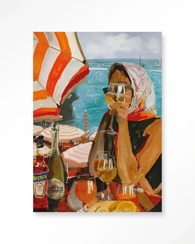 Aperol o’clock - Moderne Wanddecoratie | Artprint, Glass Art & Wandkleed Bestseller