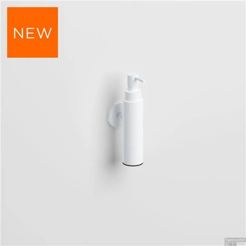 Zeepdispenser Clou Sjokker 100cc Wandmodel Poedercoating Mat Wit Exclusieve Aanbieding