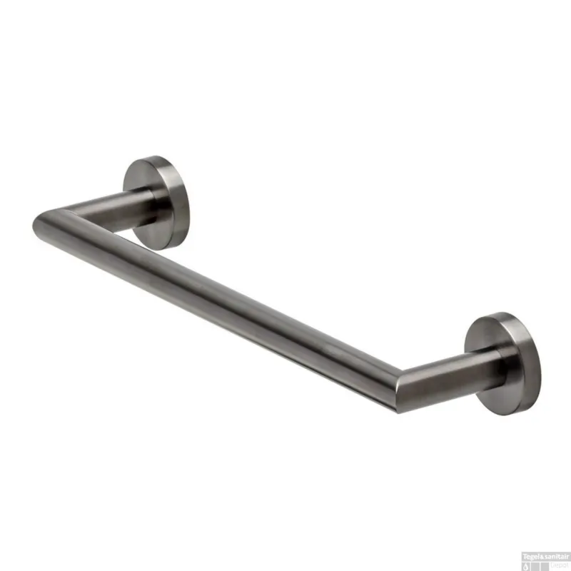 Badgreep Geesa Nemox 30 cm Hoekig Geborsteld Zwart Finale Uitverkoop