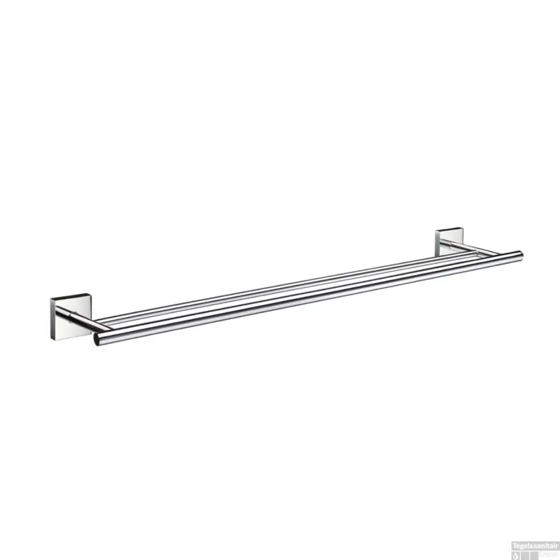 Handdoekrek Smedbo House met Dubbele Stang Chroom Speciale Aanbieding