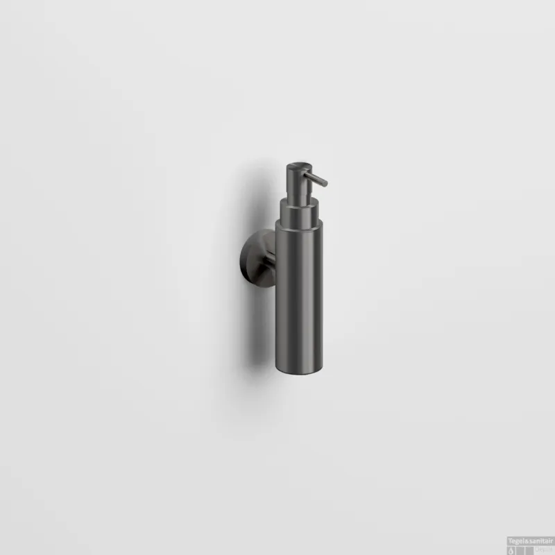 Zeepdispenser Clou Sjokker 100cc Wandmodel Gunmetal Geborsteld PVD Actieprijs