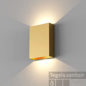 Hoge Kwaliteit Wandlamp Artdelight Memphis 2 Lichts LED 2700K Dimbaar Warm Goud